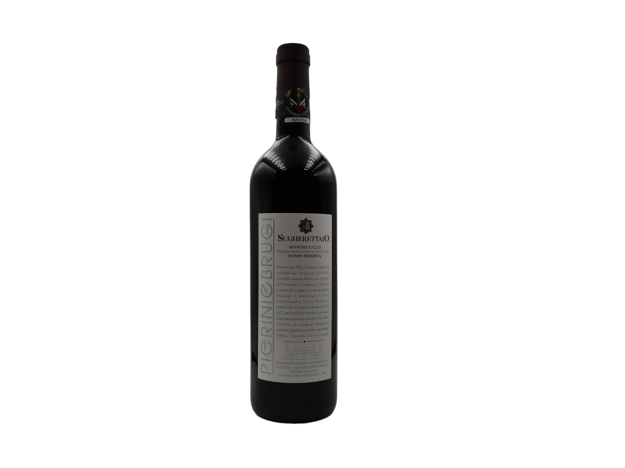 Montecucco Rosso Riserva Doc Sugherettaio 2018 Pierini e Brugi